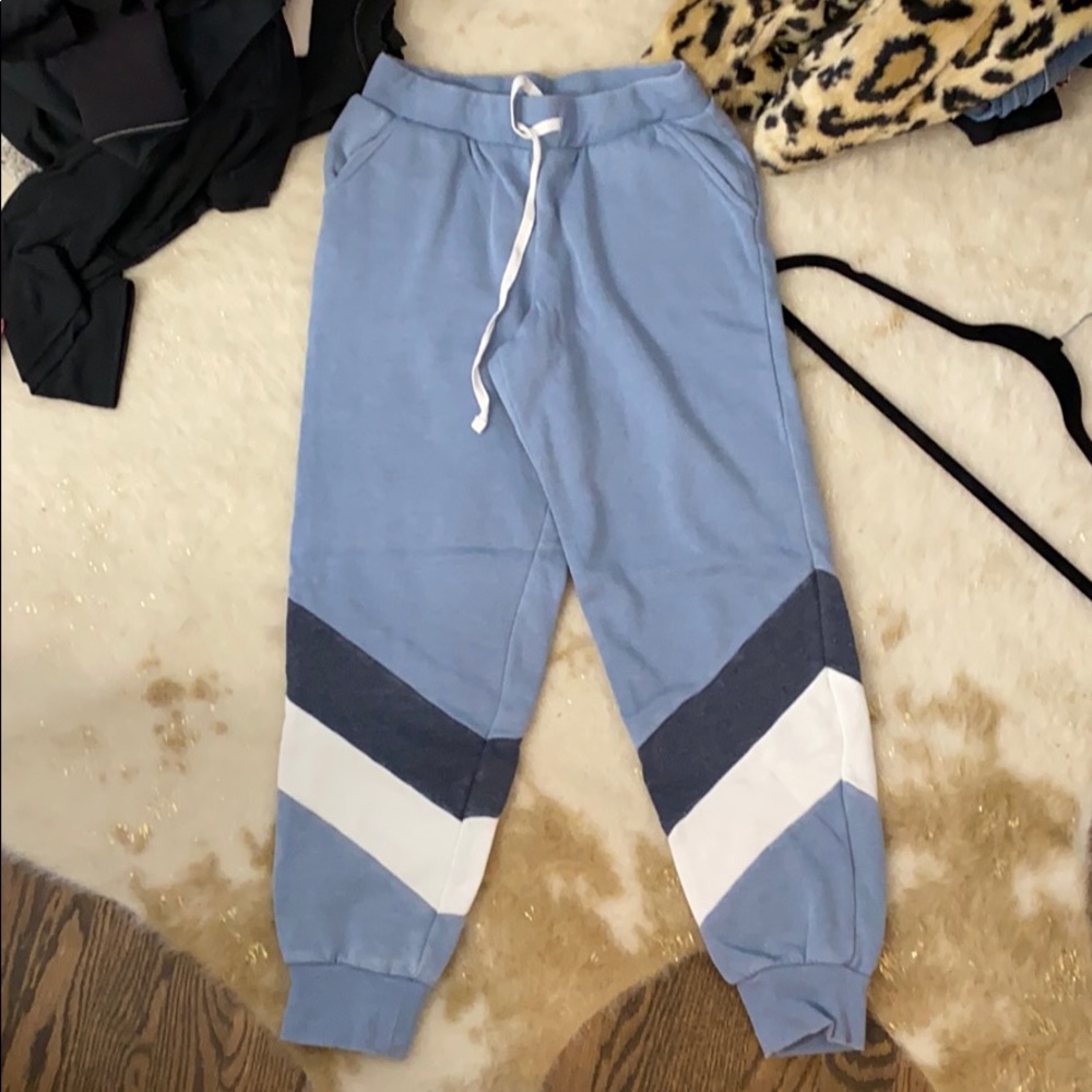 Pink Skies blue sweatpants